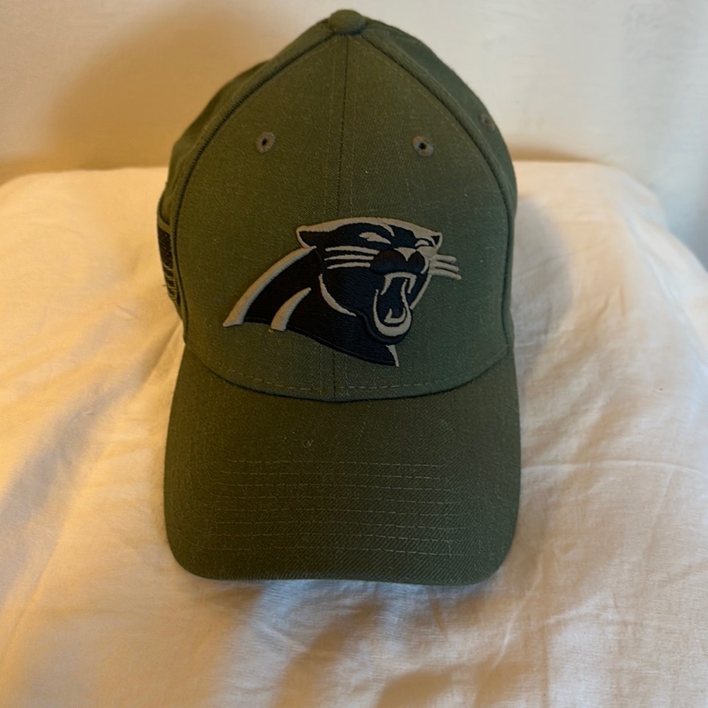 NWOT Carolina Panthers Solute to Service Hat